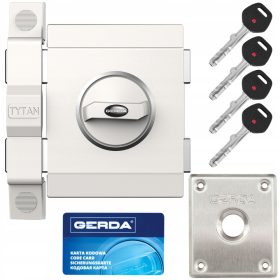   Optimized Name: Visoko varnostna ključavnica TYTAN ZX GERDA, Certifikat C, razred 7, bela

Optimized Description: 
Antivlomna visoko varnostna ključavnica GERDA TYTAN ZX je rezultat dolgoletnih razisk