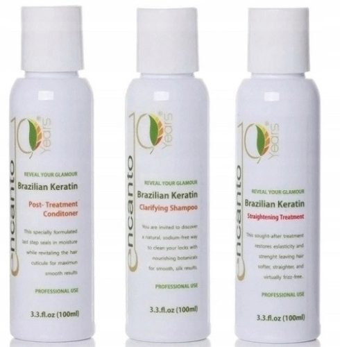 ENCANTO SLOVENSKI KERATINSKI SET ZA RAVNANJE LAS 3x100ml