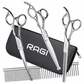 NOŽE ZA STRIŽENJE PSA Z GLAVNIKOM ZA STRIŽENJE DLAKE PSA