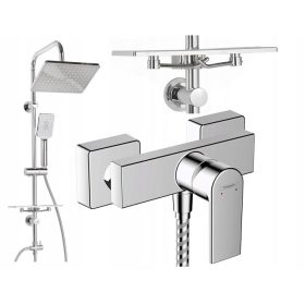   Vrhunski tuš set Invena Nyks + kromirana tuš pipa Hansgrohe Vernis Shape