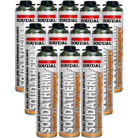   SOUDAL SOUDATHERM FASADA - Močan Poliuretanski Lepilni Material za Stiropor