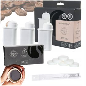   Seltino filtr vložek 3x za Siemens EQ6 EQ3 EQ9 espresso aparat