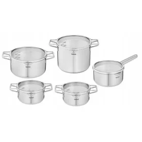    Set loncev s pokrovi TEFAL Nordica indukcijsko jeklo 10 kosov.