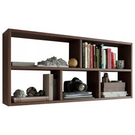 Regal laminirana polica Matkam 113,6 x 25 cm sive barve