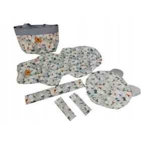  SET Vložek za voziček, Blazina medvedek, Torba