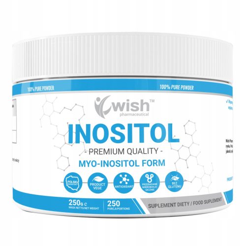 INOSITOL 250g 100% ČISTI PRAH - PODPORA ZA MOŽGANSKO ZDRAVJE IN RAVNOVESJE