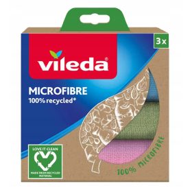 Vileda Mikrofibra 100% Reciklirana Krpa, 3 kosi