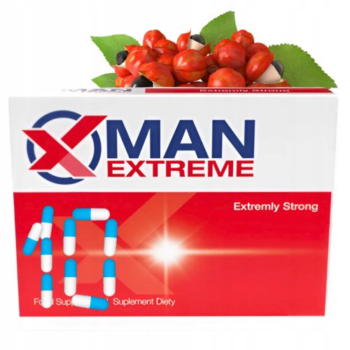 MAN-EXTREME x10 kapsul: Naravna podpora za močnejše erekcije