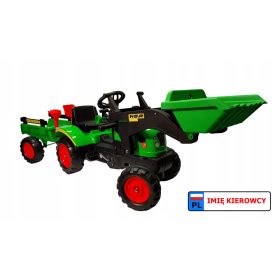 Traktor na pedala z nakladalnikom Agat 3005