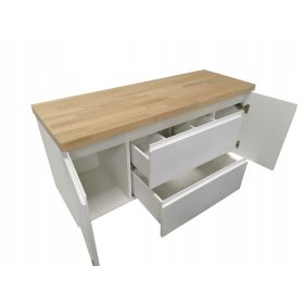 Omarek za umivalnik Trendy 39x120x51 cm hrast