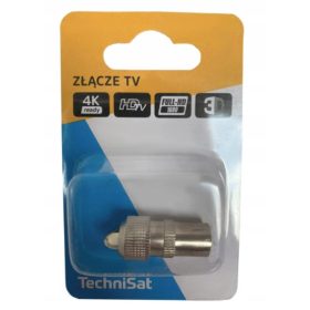 Zlato TV Priključek za ženske TechniSat RG6 7 mm
