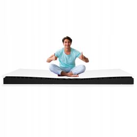 Masažna vzmetnica 7cm Topper Venerdi Black 120x200 H3