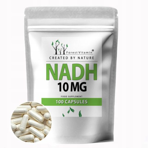 Forest Vitamin® NADH 10 mg - 100 kapsul za podporo energije in regeneracijo