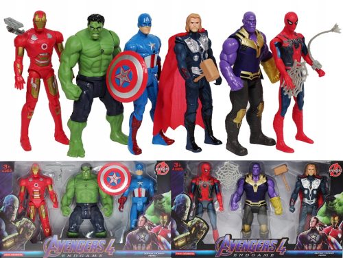 6 SUPERJUNAKOV AVENGERS FIGUR