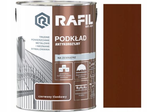 Rafil protikorozijski premaz rdeča 5L
