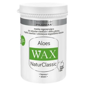   Maska za Lase NaturClassic Aloe s Heno 480ml - Intenzivna Regeneracija in Volumen