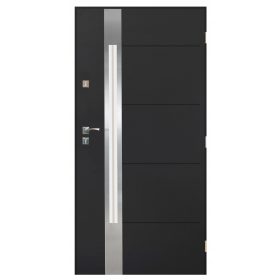 Vrata Sofia 02 NOX 80 DESNA Antracit z steklom