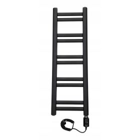   Električni kopalniški radiator Regnis 400 W 300 x 900 mm črn
