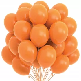 Oranžni Veliki Mat Baloni za Rojstni Dan 1-99