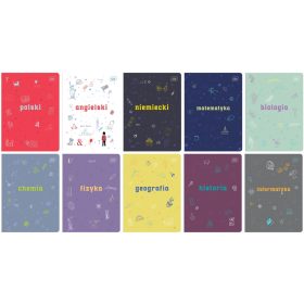  Črtni zvezek A5, poljski intertisk, 60 listov