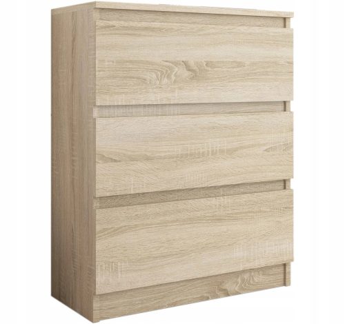 Mobene Eleganten Komod 70 x 40 x 76 cm, hrastov sonoma mat
