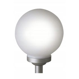  Solarna solarna SVETILKA MLEČNO BELA KROGA 30cm 4 LED