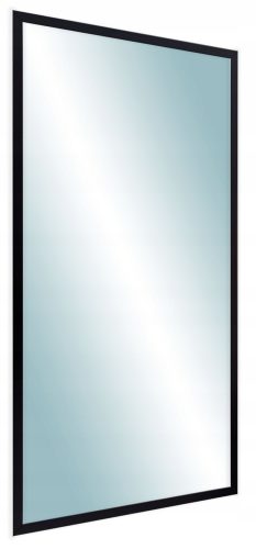 DesignPro Lustro Eliza 104 x 64 cm z wąską ramo, črna