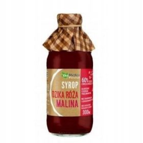 EkaMedica Divji rožni malinov sirup 300 ml