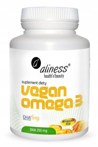 Visoko Koncentrirane Veganske Omega-3 Kapsule DHA Origins® - Naravno pridobljeno iz alg, 60 kapsul
