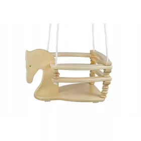 Lesena gugalnica za otroke KONIK bukev RANGE