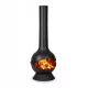  VRTNI KAMIN VRTNI KAMIN 130CM POKER STEEL BLACK