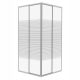 Tuš kabina Srebrni Multi Red Shark 80x80