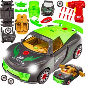   Luksuzni Porsche avtomobil za razstavljanje in sestavljanje z LED izvijačem