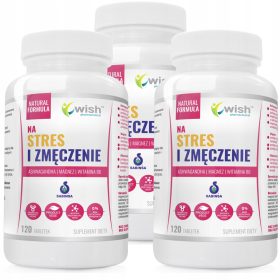   Ashwagandha + Magnez + Vitamin B6 proti stresu in utrujenosti - WISH Pharmaceutical