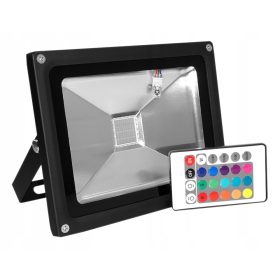 Halogenska LED luč 20W RGB 16 barv + daljinski upravljalec
