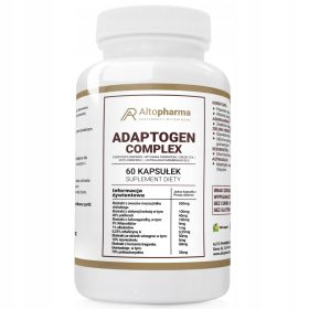   Adaptogen Complex AltoPharma - Naravna podpora za vitalnost in obvladovanje stresa, 60 kapsul