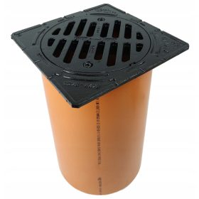 Dovod jaška B125 Litoželezna rešetka za cev 315