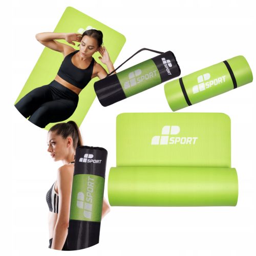 MP Sport Premium GIMNASTIČNA NBR Podloga za Vadbo 180cm x 60cm Zelena