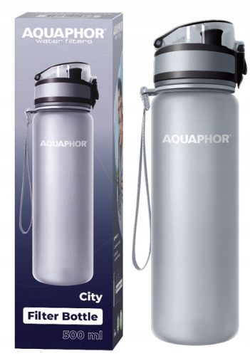  Aquaphor City filter plastenka 0,5 l srebrna/siva