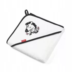   OTROŠKO OKRYTJE ZA KOPANJE S KAPUCO IZ BAMBUSA 85x85CM Z ZEBRO 343/01