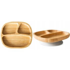 ECORASCALS bambusova plošča s priseskom, siva