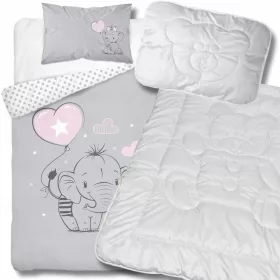   OTROŠKA POSTELJNINA ZA DOJENČKA 100x135 | Komplet PREŠA TEDDY BED BLAZINA