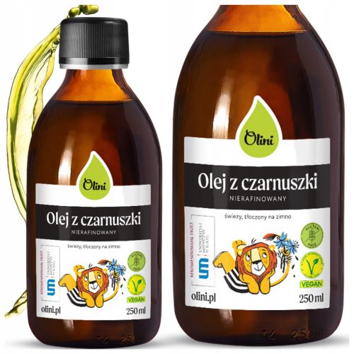 Naravno Olje Črne Kumine Olini za Otroke - Okrepitev Imunskega Sistema