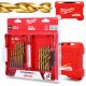 Milwaukee set svedrov za kovino SHOCKWAVE HSS-G TiN RED HEX 19 kosov