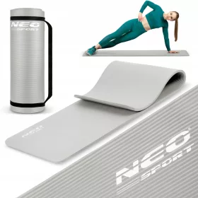 Podloga za vadbo Neo-Sport 183 cm x 60 cm siva