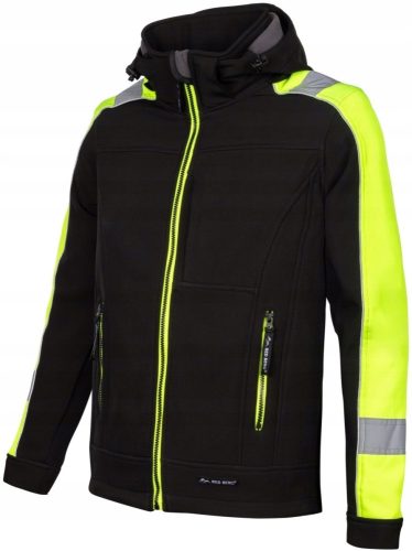 Rdeča softshell jakna REDBERG V-STORM, velikost XXL