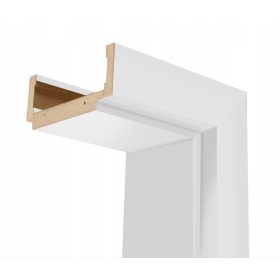   Celoten nastavljiv vratni okvir Golddoor 95 - 215 mm bele barve