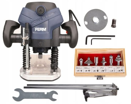Frezarka Ferm 1300W z regulacijo globine rezkanja