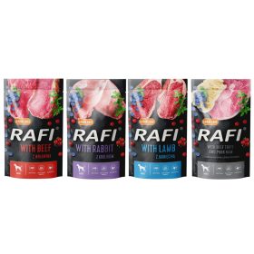   Rafi premium mokra hrana za pse jagnjetina, borovnice, brusnice 0,5 kg