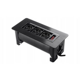 Giražna vtičnica Spacetronik SPS-O33B V2, črna